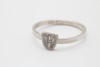 Silberring mit Wappen – gefertigt aus der 25-Schilling-Münze