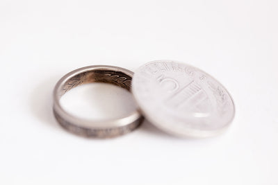 Ring aus 5Schilling Silbermünzen